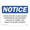 Signmission OSHA Notice Sign, 5" Height, 7" Width, Shock And Arc Flash Hazard Appropriate PPE Sign, Landscape OS-NS-D-57-L-18307 - alternate 1